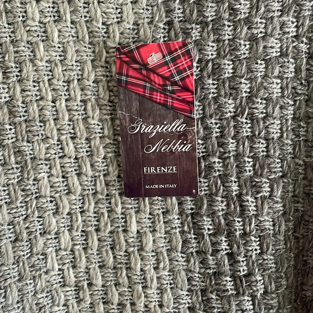 Graziella Nebbia Made In Italy Poncho - Picture 3 of 7